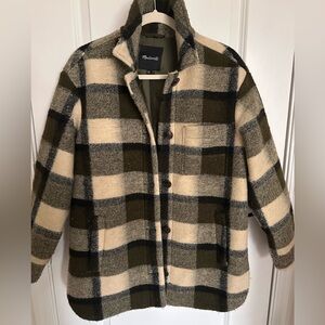 Madewell plaid coat